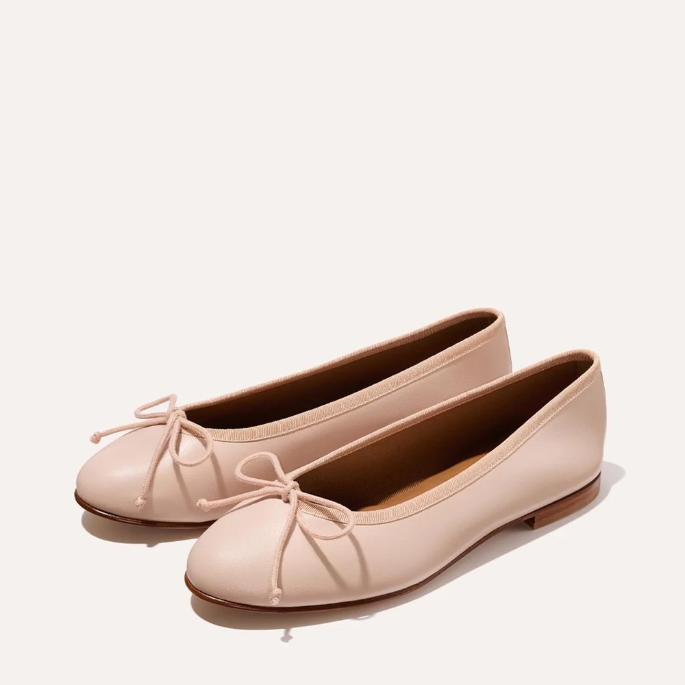NWT Margaux Demi Ballet Flats in Blush Pink, Size 39
